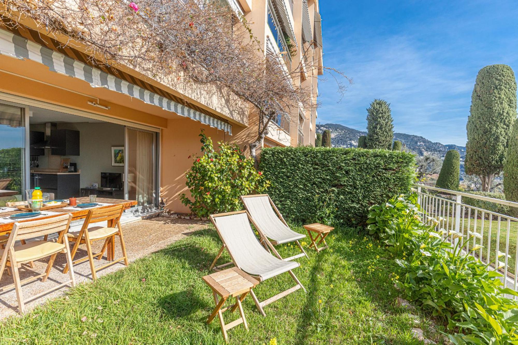 2 Bdr Villefranche-Sur-Mer Sea View Parking And Swimming Pool Екстер'єр фото
